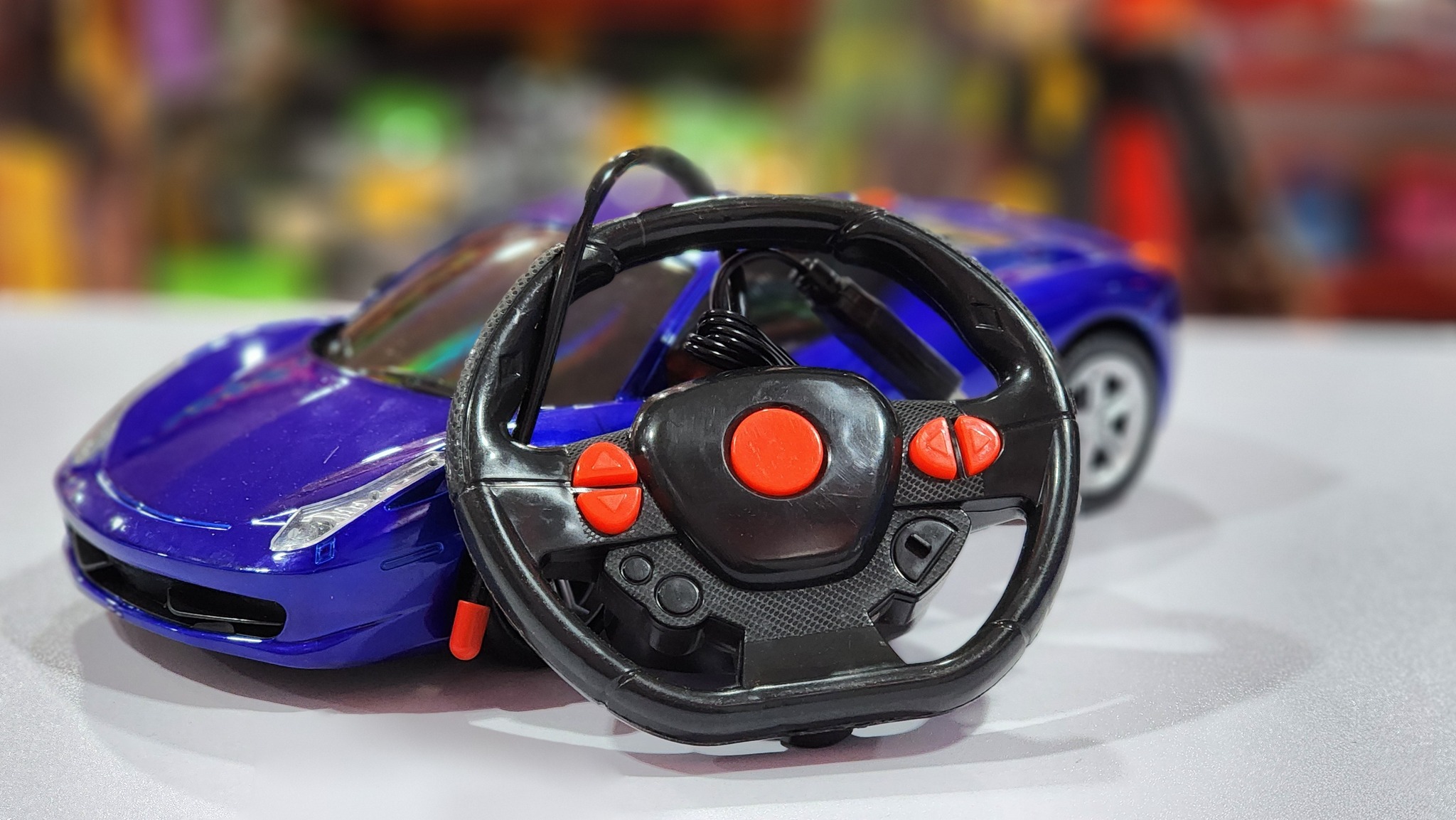 Premium Metallic Blue Sports Car